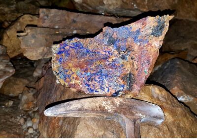 An example of Cu-Co mineralization